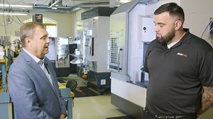 Join Applications Engineer Nick Nikolov in the #Mastercam Manufacturing Lab as he chats with Loy Trevino, the Manager of Business Partnerships for NASA HUNCH! Follow along as they tour our manufacturing lab and dive into an engaging discussion about the incredible #NASAHUNCH program. | Mastercam