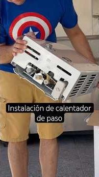 See how I installed this tankless water heater (LP gas)