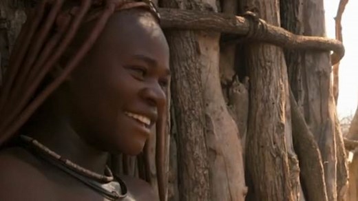 British documentary crew visits the Himba tribe in Namibia
