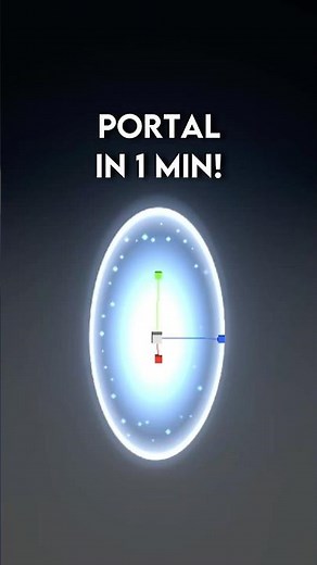 Portal in 1min! #unity #gamedev #vfx