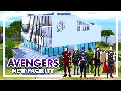 AVENGERS New Facility | Part 2: Infinity War Rooms, Landscape, ALL Build Images | Sims 4 Speed Build