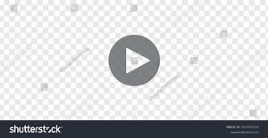 Play Button Icon On Transparent Background Stock Vector (Royalty Free) 2257072151 | Shutterstock
