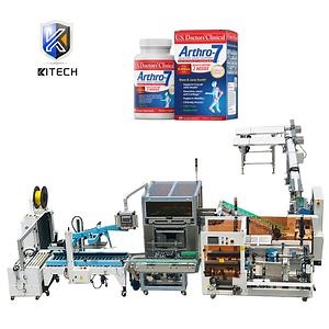 [Hot Item] Automatic Bottle Cartoning Form Fill Seal Wrapping Flow Packaging Packing Filling Machine with Packing and Sorting Line for Carton Boxes