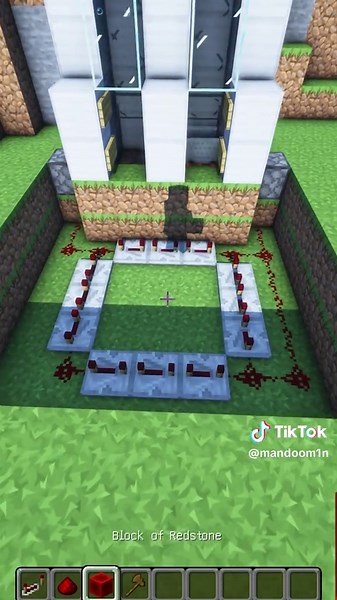 Create an Automatic Elevator in Minecraft Tutorial
