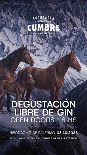 Aconcagua Cumbre Open Air Festival: barra libre en Palermo