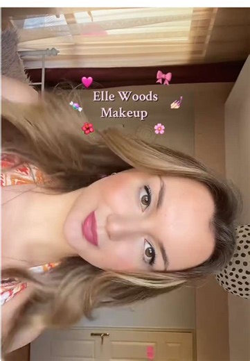 Legally Blonde Elle Woods makyaji 🩷🩷🎀🎀🌸🌸🌺🌺🌺 #legallyblonde #ellewoods #ellewoodsmakeup #ellewoodsedit