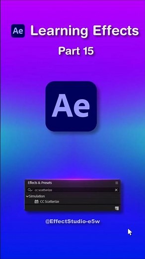 ULTIMATE Shatter Effect After Effects Tutorial#after effect #shorts