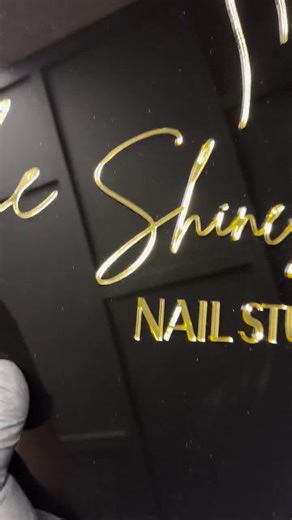 Luxury Custom Salon Sign | Nail Tech Sign | Beauty Studio Logo Sign | Personalized Acrylic Business Sign | Esthetician Lash Hair Nail Salon - Etsy