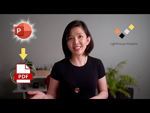 How to create PDF from Power Point File with out Comments & Hidden Slides