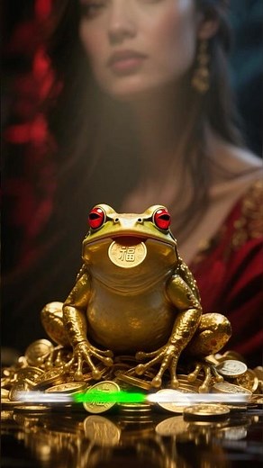 GOLDEN FROG 🐸💰: the Chinese amulet that attracts fortune and infinite prosperity ✨