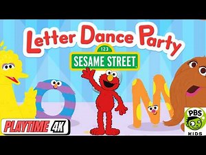 Sesame Street Letter Dance Party 🕺 | Alphabet Learning Game for Kids 🎮 | PBS Kids Gameplay