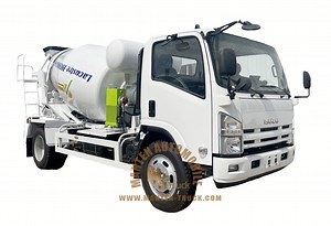 [Hot Item] Japan Isuzu Left Hand Drive 4X2 3m3 Concrete Mixer Truck/Cement Mixer Truck for Self Loading Mixer Truck
