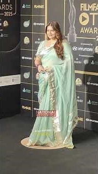 Anjali Anand Looks Like Tanya Mittal Looks Like In Saree Outfit At FilmFare OTT Award 2025 |Anjali