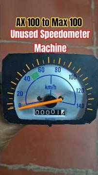Suzuki AX 100 Max 100 Speedometer Machine