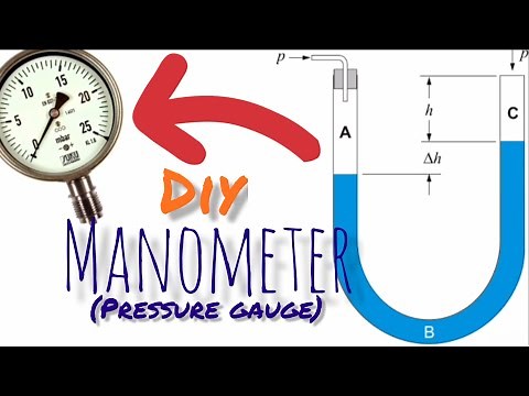 How to make a DIY Pressure Gauge| Manometer| Measuring liquid pressure