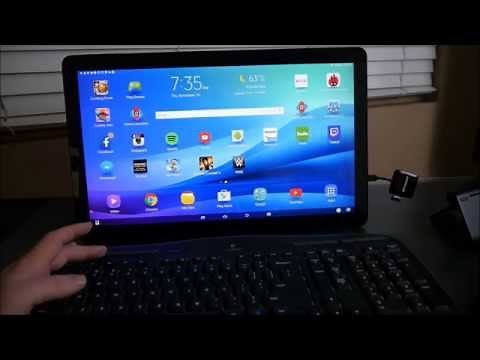 18.4 inch Samsung Galaxy View Tablet Keyboard & Mouse Test