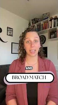 What is Broad Match, Phrase Match or Exact Match?
