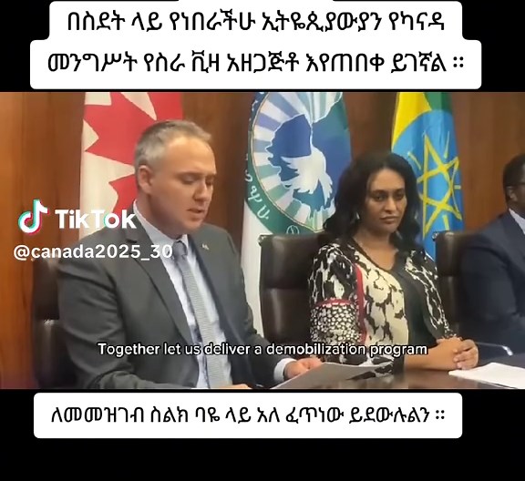 Demobilization Program Example for Ethiopia