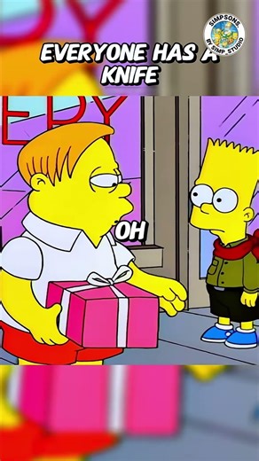 Everyone Has a Knife... #simpsons #bartsimpson #cartoon