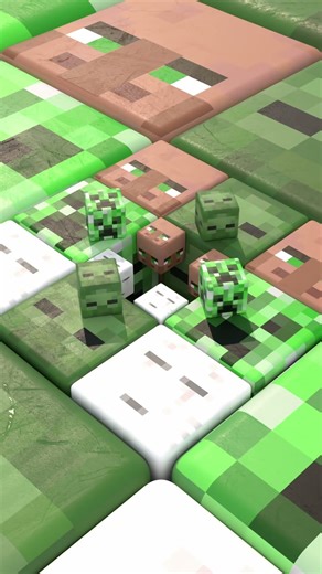 Minecraft Face Slide #minecraft #loop #satisfying