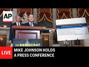 LIVE: Mike Johnson holds a press conference