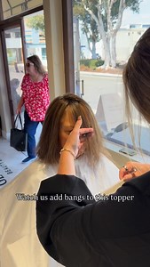 Plot twist… your topper can have bangs too. 🎀 This video shows one of our favorite transformations, cutting bangs directly into a topper for the perfect face-framing finish. Soft, custom, and completely tailored to you. 💖 👇🏼 Thinking about adding bangs to your piece? 💬 Comment TOUR to see where we’re visiting next for a pop-up salon and join us live. #thelaurenashtyncollection #hairtopper #bangs #customhair #hairtransformation luxuryhair confidenceinseconds wigsforwomen hairlossjourney hair