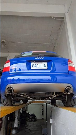 Audi S4 2004// Catback dual directo con puntas de inox #padillaperformance #audis4 #catback