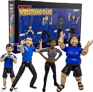 Ultimate Wrestling Crowd Fan Figures Four-Pack [Series 4]