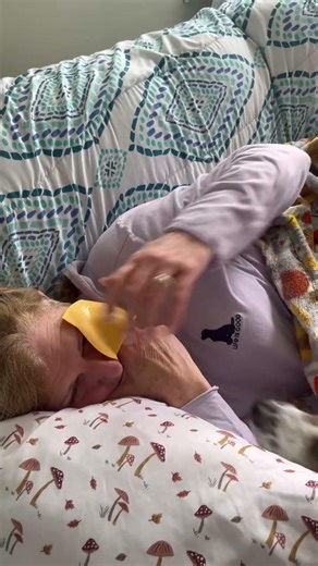 Mom gets cheesed #funny #challenge #puppy #doglife #mom #cheese #slap #prank