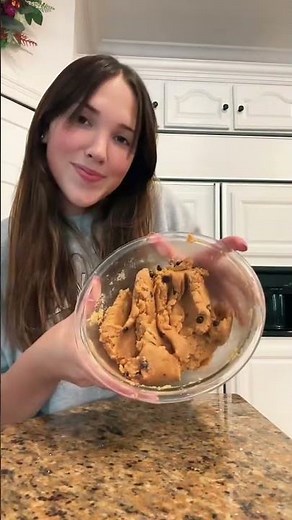 3 ingredient peanut butter cookies 🤩