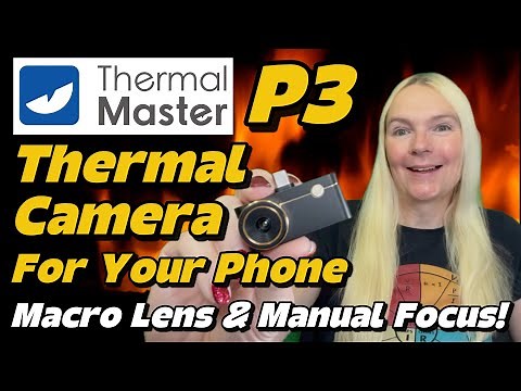 Thermal Master P3 Thermal Camera For Your Smartphone! With Macro Lens For PCB Inspection!