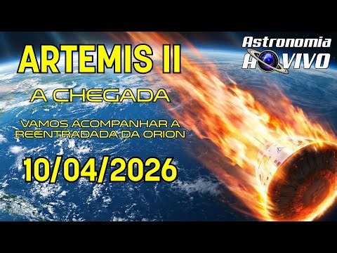O RETORNO AO VIVO! Acompanhe a Chegada da Missão Artemis II e o Resgate da capsula Orion!