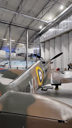 Spitfire I - Battle of Britain Hero. Supermarine Spitfire I’s N3200 and X4650 at IWM Duxford as part of the ‘Scramble’ event held at Duxford in January 2025. #warbirds #supermarinespitfire #supermarine #spitfire #duxford #scramble #battleofbritain #Hero #warbirdcoffee | The Warbird Coffee Company