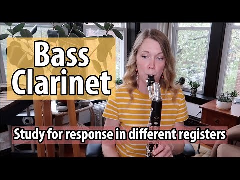 Bass Clarinet: Articulation, High and Low Registers