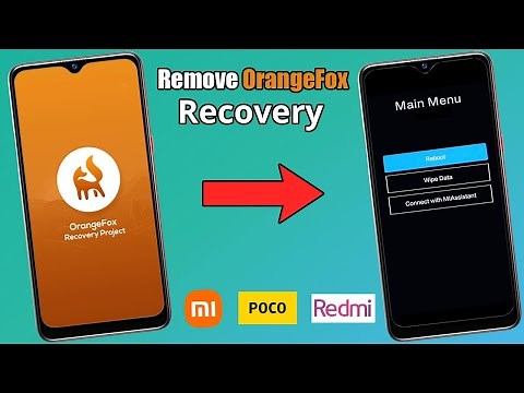 Remove OrangeFox Custom Recovery Without Pc | How To Install STOCK Recovery (Xiaomi , Redmi , Poco)