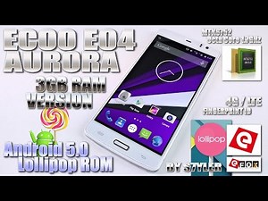 ECOO E04 Aurora Plus, 3GB RAM [ANDROID 5.0 LOLLIPOP ROM] 4G/LTE MTK6752 64-Bit, FHD, Fingerprint ID
