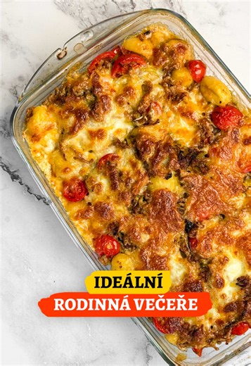 Zapečené noky s masem a mozzarellou – recept na večeři