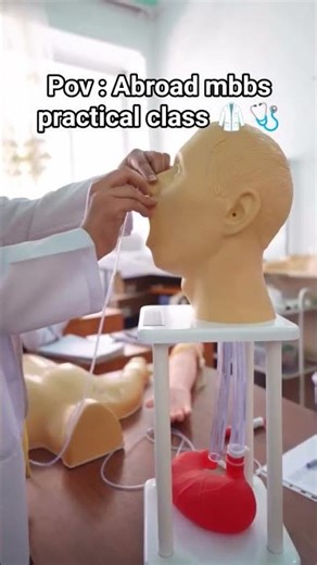 Hands-On Learning | Abroad MBBS Practical🥼🩺🩺♥️