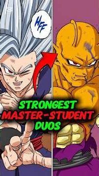 Top 5 Strongest Teacher & Student Duos In Dragon Ball 😳#dub