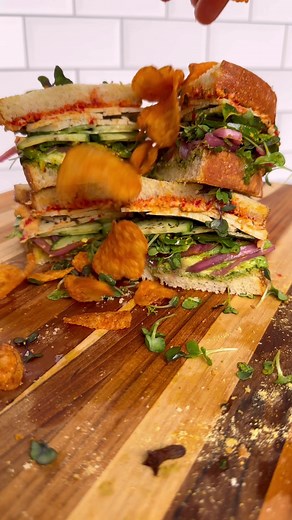 Protein Packed Veggie Sandwich Recipe