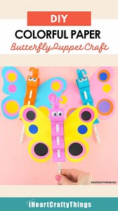 Create Your Own Fluttering Butterfly Puppet! 🦋✨ Kids will love this colorful paper butterfly puppet craft! With just a few supplies and our handy template, your little ones can watch their butterflies flutter around with just a simple move of the straw. It's easy, fun, and perfect for kids of all ages. ✂️ If you want full steps, click here 👉 https://buff.ly/3WSf993 and let the crafting begin! 🎨 #CraftingWithKids #ButterflyCraft #SpringCrafts #KidsActivities #FamilyFun | I Heart Crafty Things
