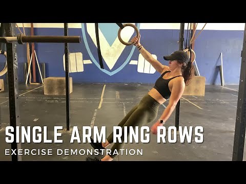 Single Arm Ring Rows | One Arm Ring Rows | Movement Demo