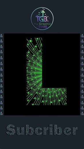 How to Create a Stunning Letter L Using the Transform Effect #thegraphicboost