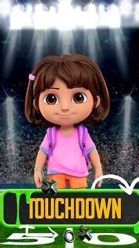 score a touchdown with Dora! 🏟️