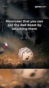 1.4M views · 7.8K reactions | Did you know you can pet the Bell Beast in Silksong? #hollowknight #silksong #gaming | GamesRadar+ | Facebook