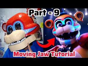 Glamrock Freddy Moving Jaw Part 9 DIY Animatronic Cosplay Tutorial