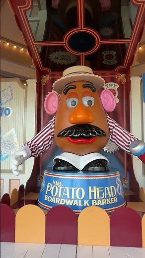 Mr Potato Head at Toy Story Mania 🚚#disney #disneyland #pixar #toystory #toystorymania #shorts