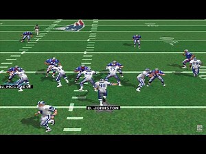 Madden NFL 98 - New England Patriots vs Dallas Cowboys (4K60fps)