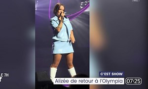 Alizée de retour à l'Olympia - Bonjour ! | TF1+ Luxembourg 🇱🇺