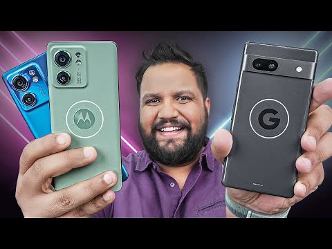 Motorola Edge 40 vs Pixel 7a Full Comparison - Best Mid-Range Phone With Stock Android?